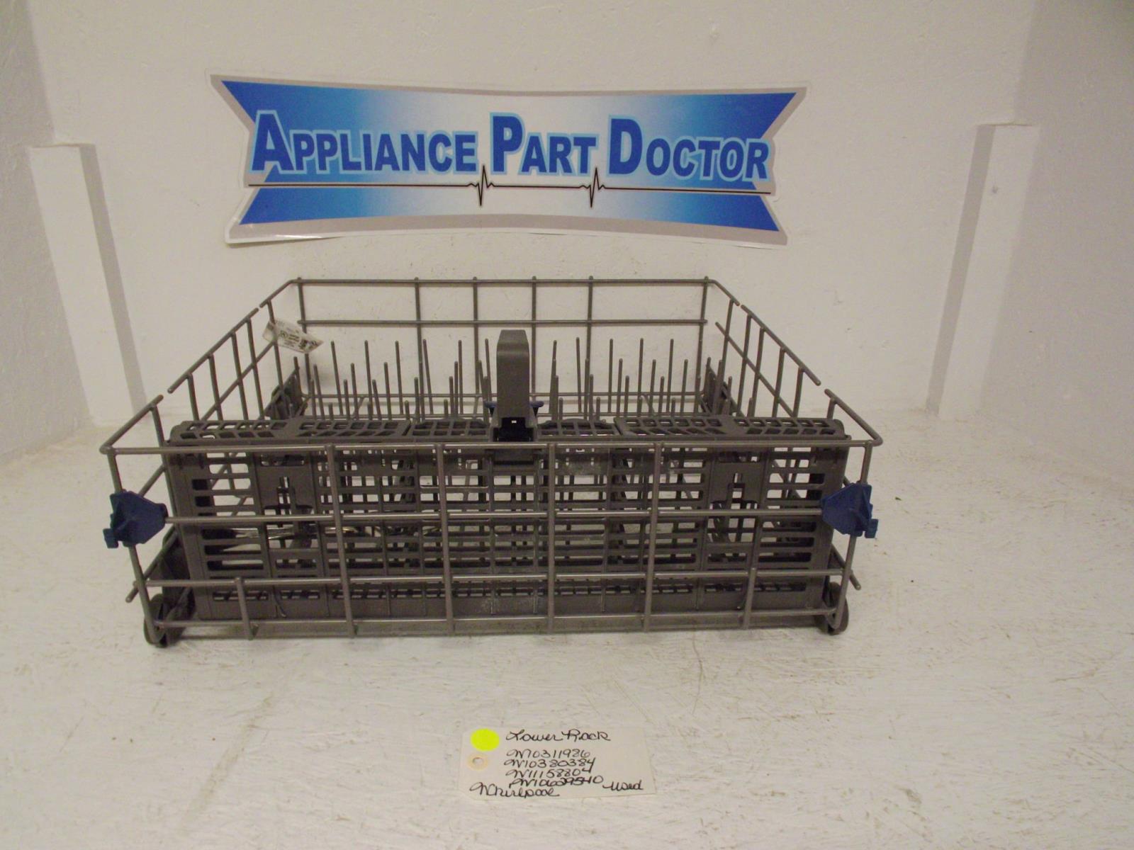 Whirlpool Dishwasher W10311986 W10380384 W11158804 W10629540 Lower Rack Used Whirlpool Dishwasher W10311986 W10380384 W11158804 W10629540 Lower Rack Used
